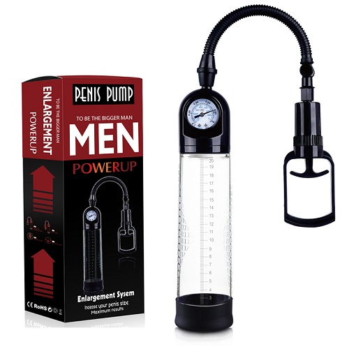 Vibration Penis Pump Man With Accu-Meter Pro
